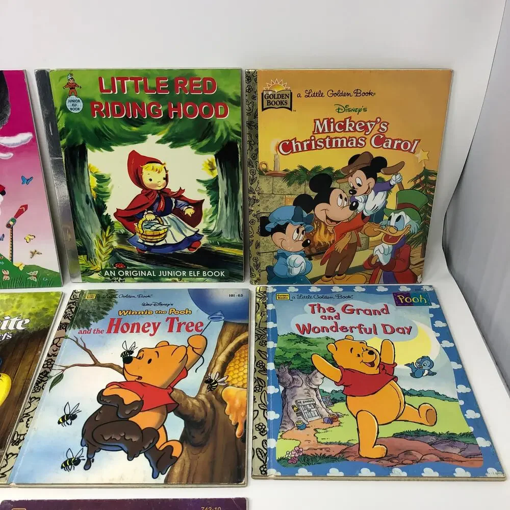 Little Golden Books Lot of 10 Modern & Vintage Disney Lion King Frozen Mickey
